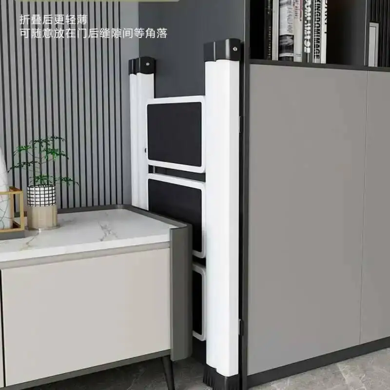 

Foldable Step Telescopic Ladder Simple Stools Home Multi-function Outdoor Indoor Folding Stairs Step Ladders Home Furniture