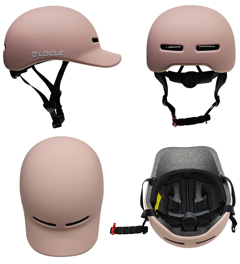 LOCLE Ultraleichter Fahrradhelm im Kappenstil mit Sonnenblende für Herren und Damen, In-Mold-Mountainbike-MTB-Fahrradhelm – Detail 10