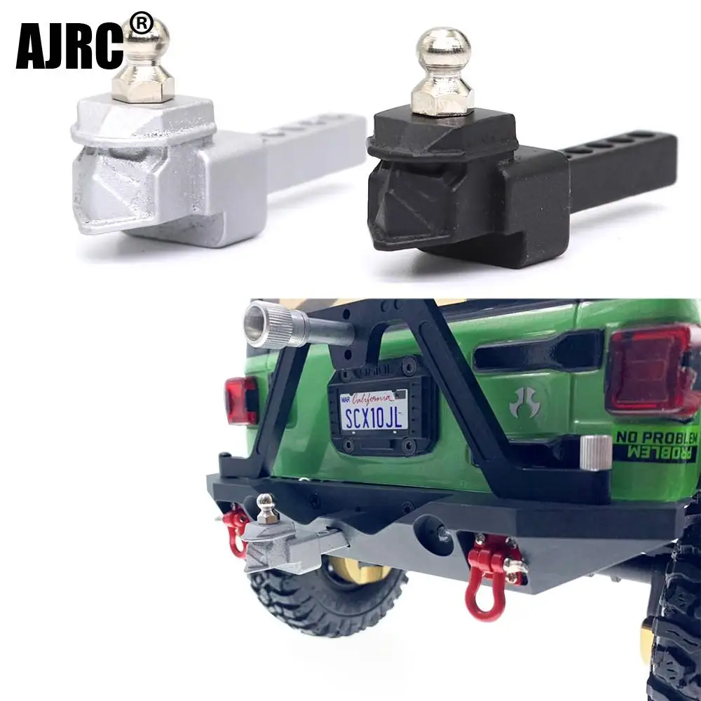

RC Car Metal Tow Hook Drop Hitch Receiver Trailer Hook for TRX4 Trx-6 Axial SCX10 90046 90047 1/10 RC Climbing Crawler