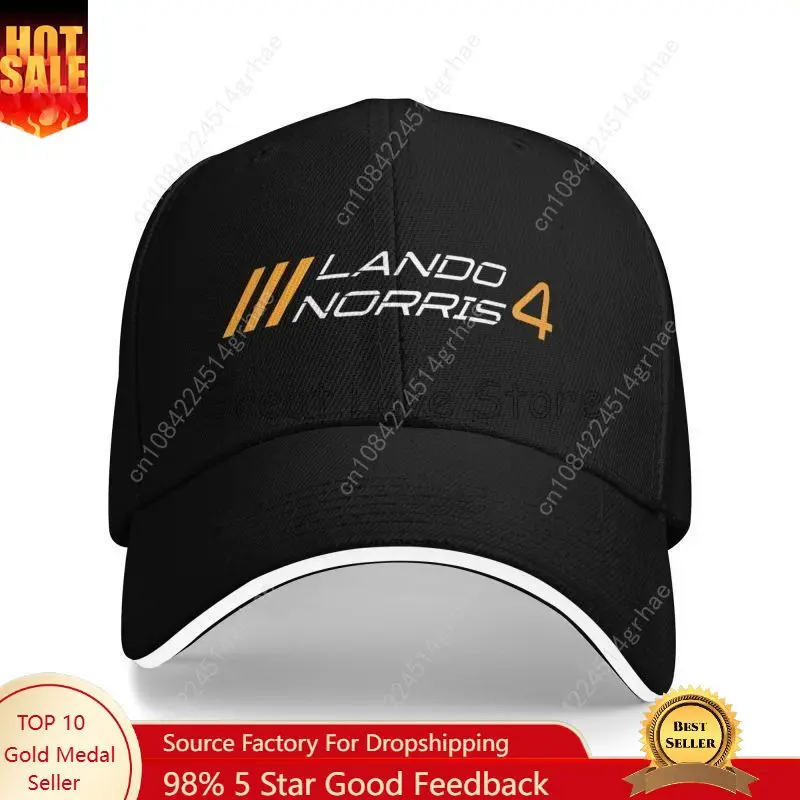 

Lando Norris 4 Baseball Caps Unisex Daily Casual Sandwich Hat Summer Sports Sun Protector Bucket Hats Snapback Cap Dad Hat