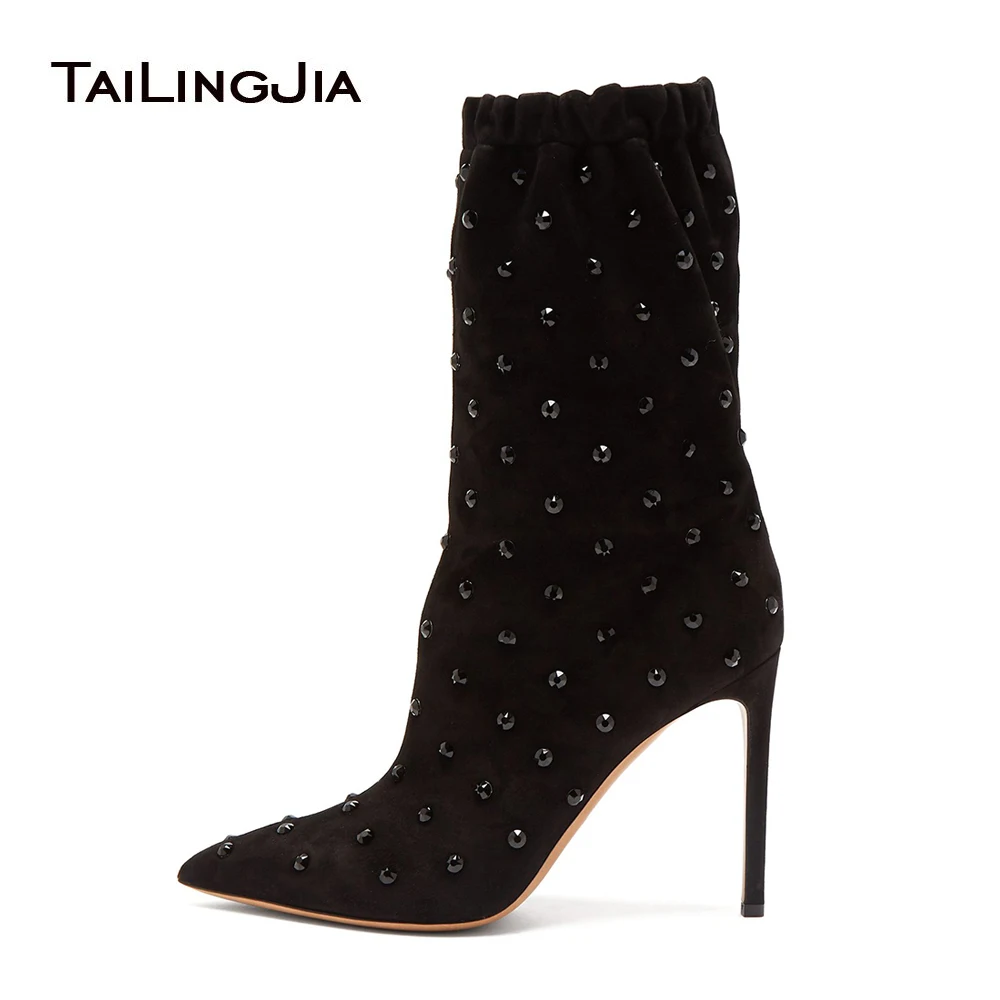 

Tailingjia Shoes Ankle Boots Thin Heels Sichuan Short Plush Rubber Winter Ankle Women's Boots Boot 18102605 Panic Buying