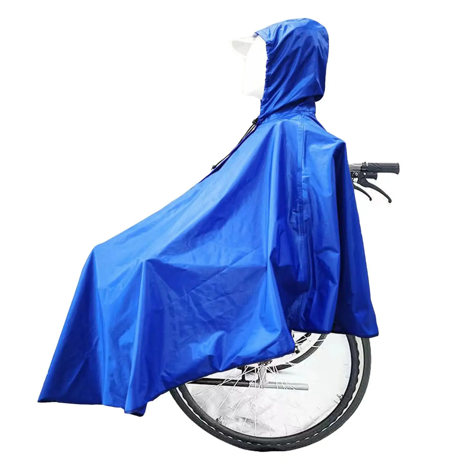 Wheelchair Poncho Portable Reflective Strip Rain Protection Cape Waterproof for Activity Birthday Gift Outdoor Travel Rainy Day