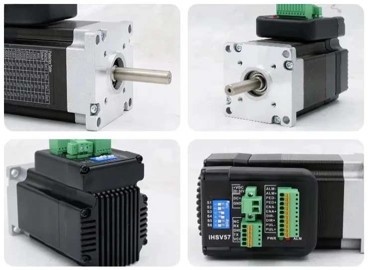 IHSV86-30-44-48 Nema34 440W New Integrated AC Servo Motor For Cnc Milling Lathe Machine