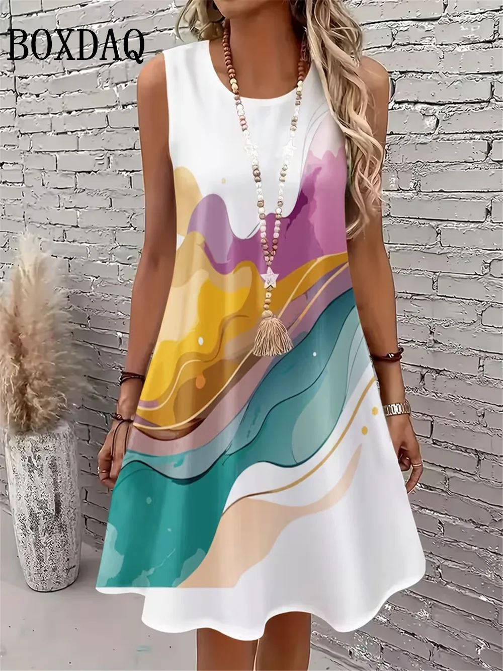 Street Fashion Summer 2026 - فساتين صيفية مطبوعة 2026 للنساء، فساتين