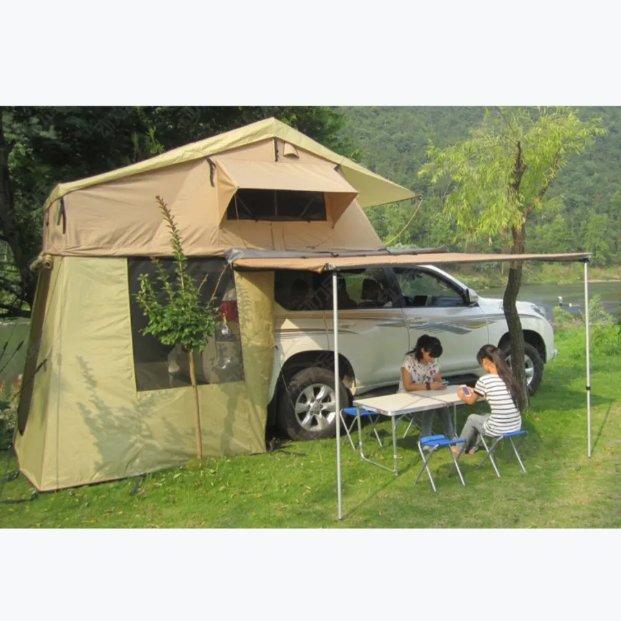 

Car side cloth RV canopy canopy self-driving dew camping off the ground mosquito proof waterproof roof tent