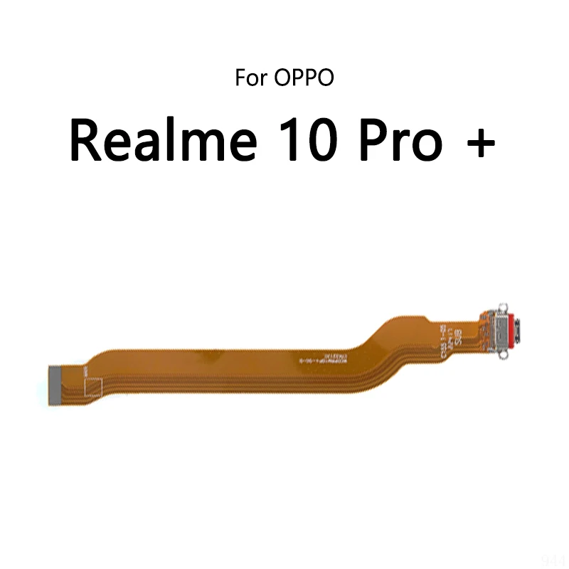USB Charge Dock Port Socket Jack Plug Connector Flex Cable For OPPO Realme 10 Pro Plus + 10S 4G 5G Charging Board Module