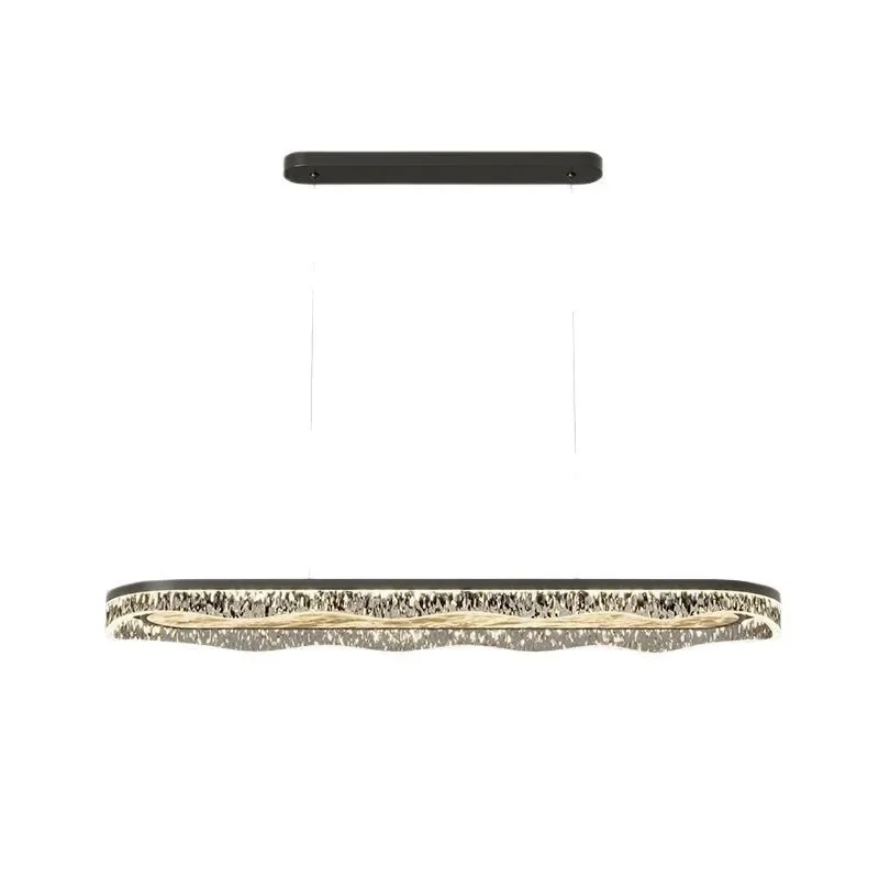 

Italian minimalist light luxury living room, chandelier modern minimalist dining room, rectangular full spectrum main light