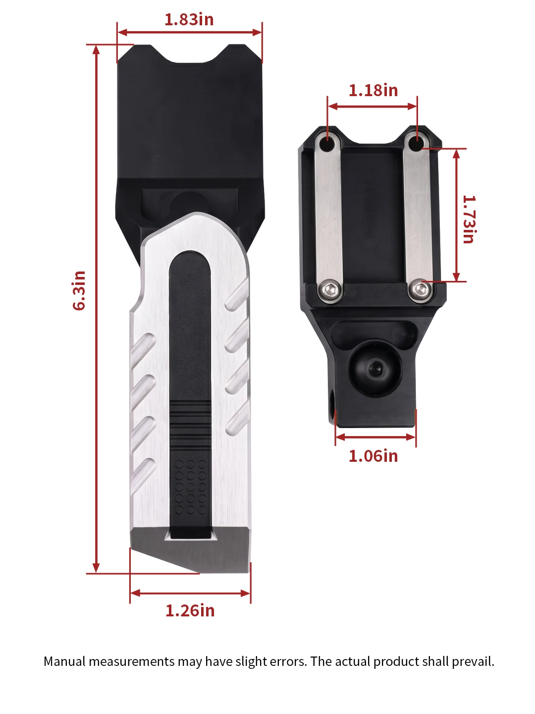 Beidhändiges IPSC USPSA IDPA CZ P07 Wettkampf-Pistolenholster DA-Stil Alpha-X AA Aluminium Schieß- und Jagdausrüstung – Detail 3