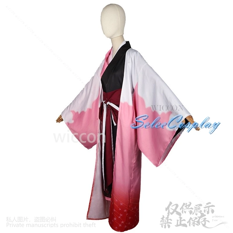 Ozaki Koyo Hiannbana Cosplay Anime Bungo bezpańskie psy kostium jednolita sukienka Kimono Lolita peruki impreza z okazji Halloween strój dla kobiet