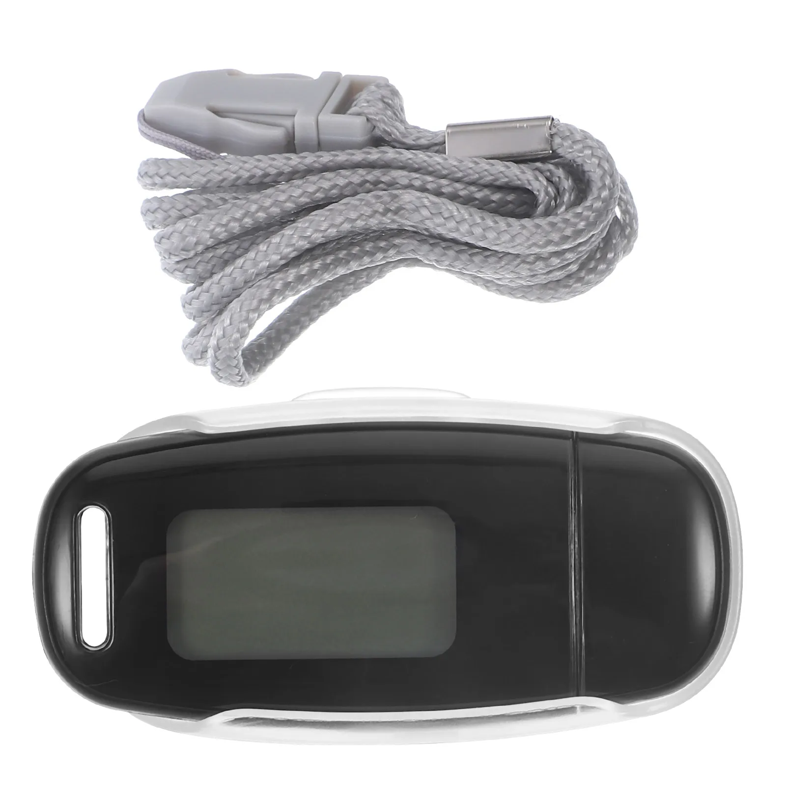 3D Pedometer Portable Walking Counter for Outdoor Fitness Black Running USB Rechargeable Large Display Practical