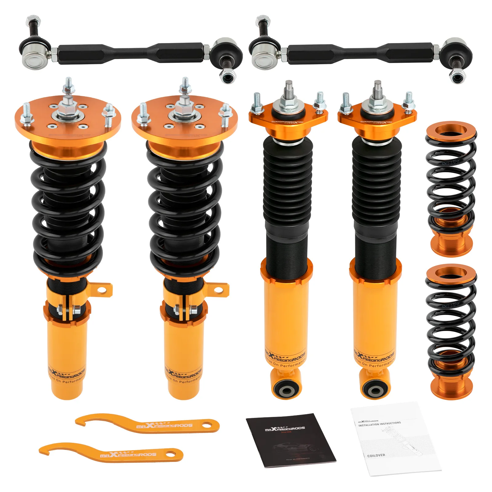 

MaXpeedingrods Coilovers Shock Absorber For BMW Z4 E85 E86 2003-2009 Convertible Adj. Height Shock