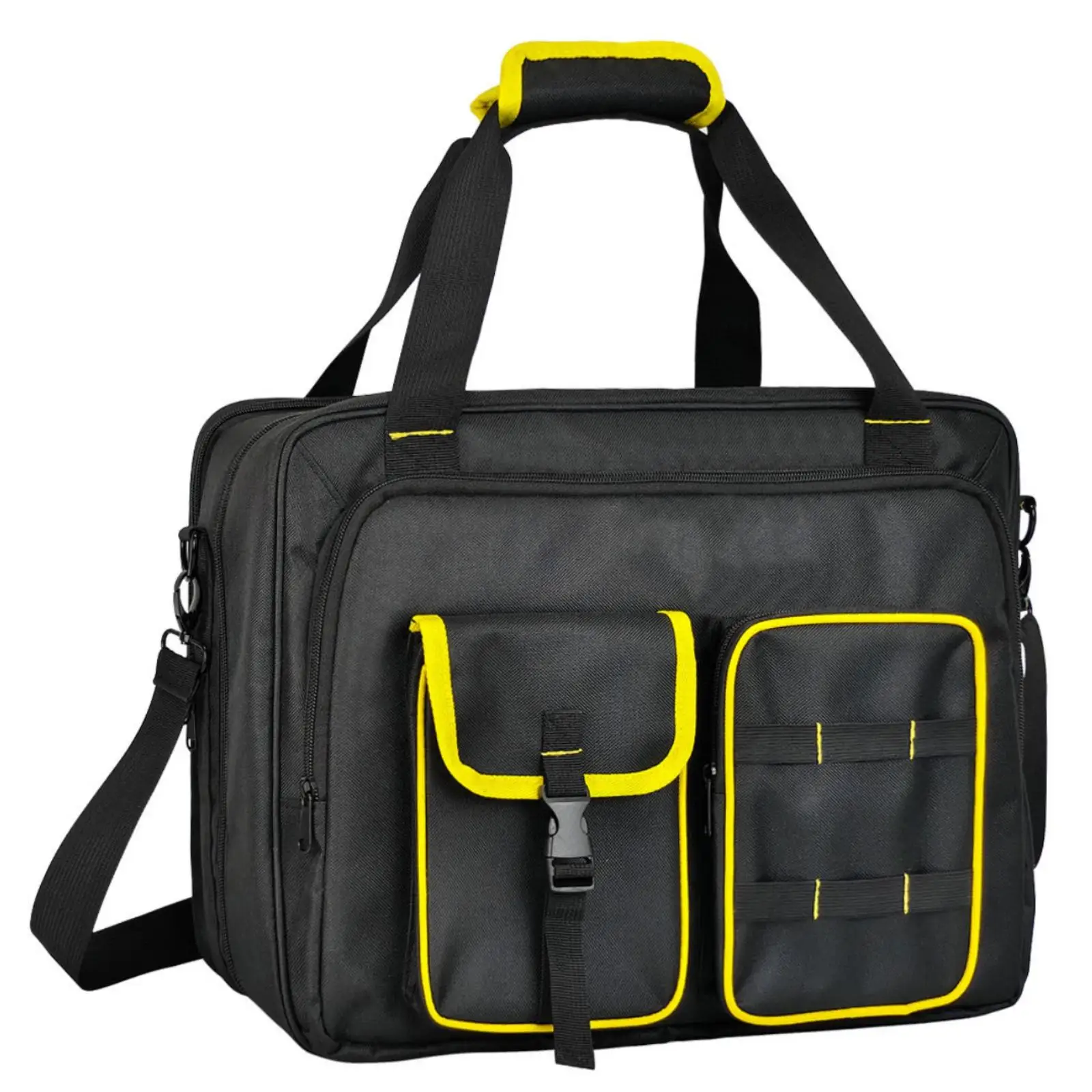 Tool Bag with Laptop Compartment Multi-Pocket for Field Work, Workplace