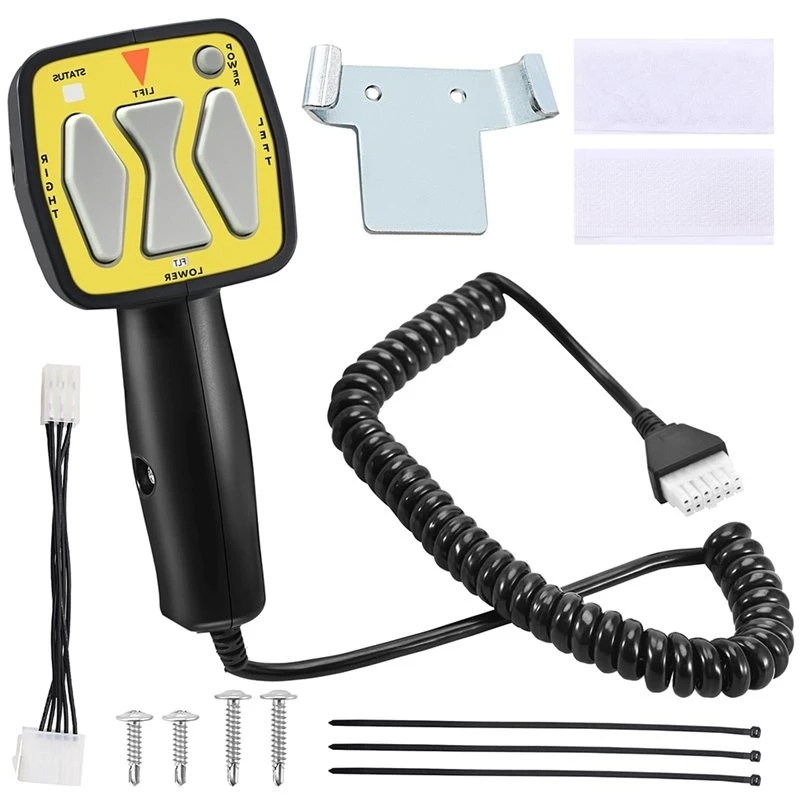 Handheld Snowplow Controller For Western 56462, Fisher 9400, SAM 1306902- Yellow 6 Pin Plug Switch For Straight Blade Plows