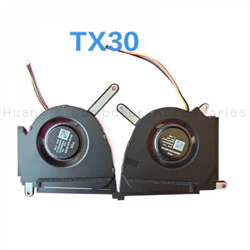 SS+New DC5V CPU GPU Cooling Fan For Asus TUF Dash 15 FX517 FX517Z FX517ZC FX517ZR Gaming Laptop Cooler Replacement Fan