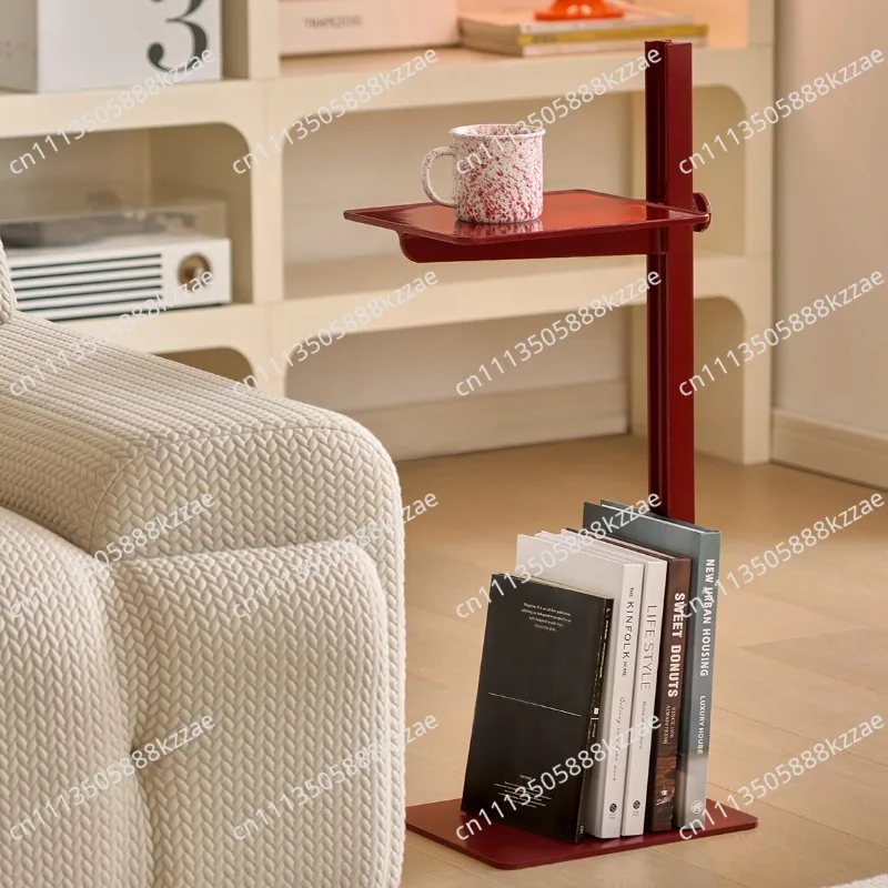 Nordic Adjustable Side Table Liftable Coffee Table for Small Spaces Minimalist Sofa Tables Creative Bedside Desk for Living Room