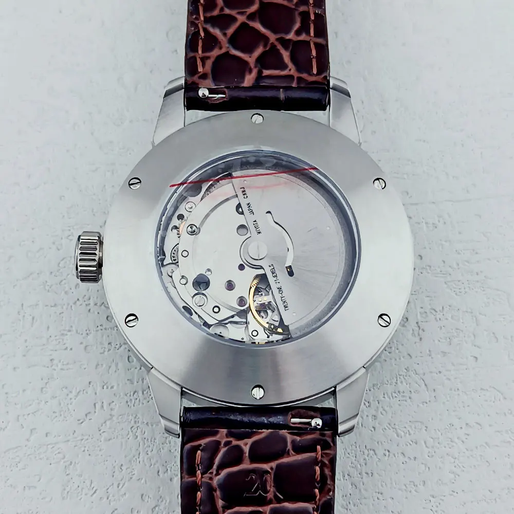 kouluolang-42 мм Мужские роскошные часы Miyota8215 Автоматический механический механизм Корпус из нержавеющей стали 316L зеленый светящийся