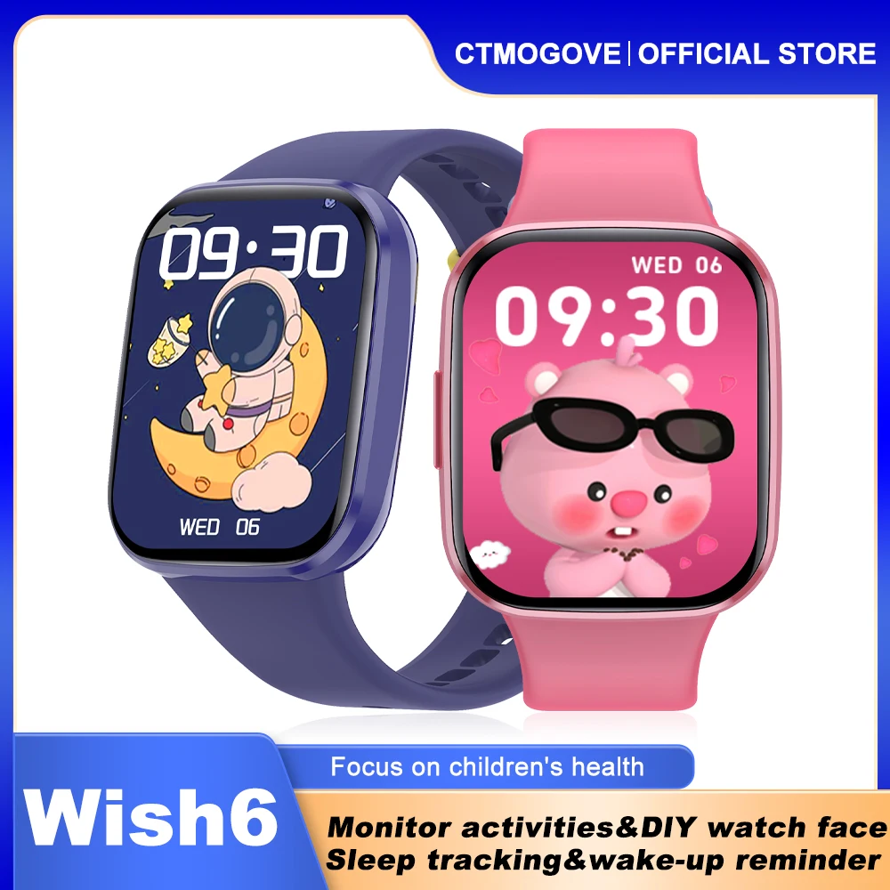 

Smart Watch Kids Sports Data Tracking IP67 Waterproof Child Smartwatch with Heart Rate Sleep Monitor Pedometer Course Schedule