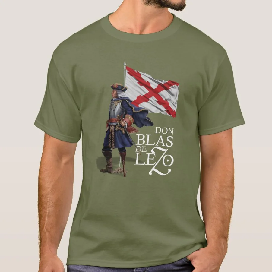 Spanish Legendary Hero Don Blas De Lezo T Shirt. New 100% Cotton Short Sleeve O-Neck T-shirt Casual Mens Top