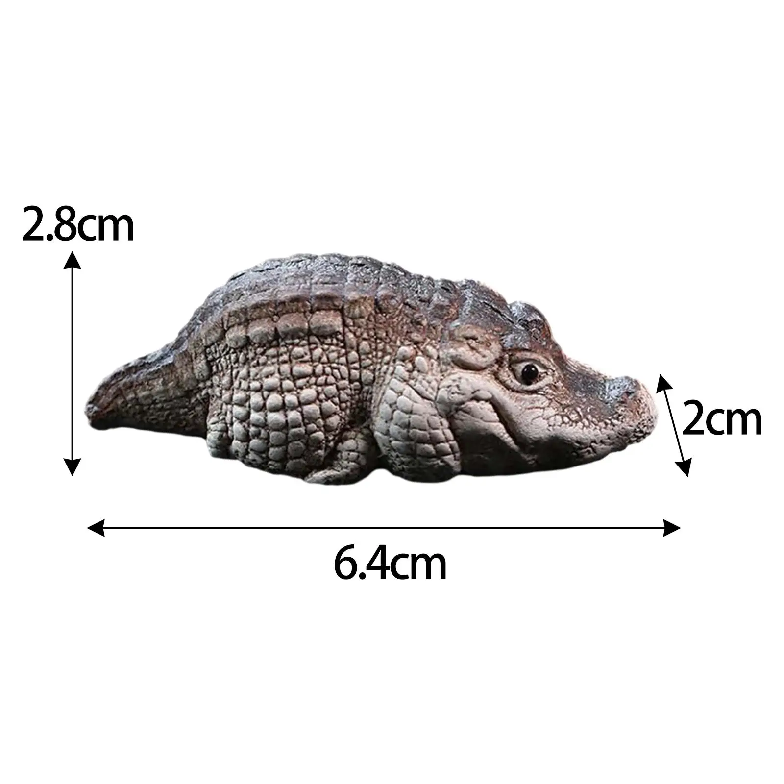 Mini Alligator Sculptuur Hars Thee Huisdier Miniatuur Mooie Kung Fu Thee Huisdier Model Voor Yoga Kamer Plank Uitstekend Vakmanschap