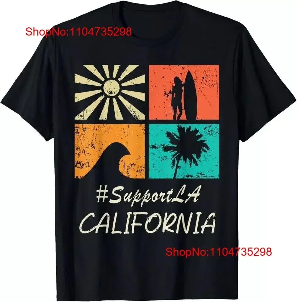 Los angeles forte orar para califórnia apoio la condado t camisa szx vintage lavado unisex streetwear respirável versátil macio