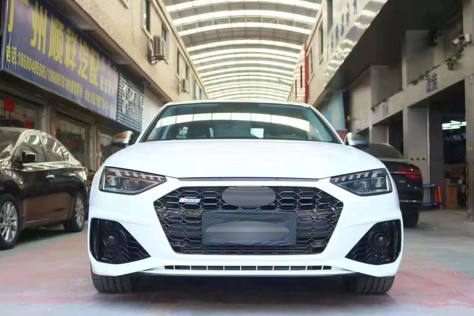 Flash Sale! 2020+ Audi A4 to RS4 Body Kit | Front Bumper+Grill+Diffuser+Exhaust - 18% OFF!