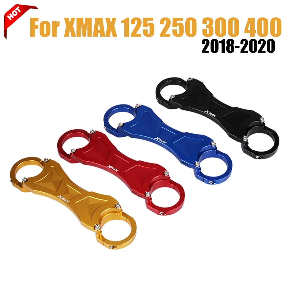 For Yamaha XMAX 125 250 300 400 Motorcycle Front Fork Brace Suspension Stabilizer Bracket Shock Absorber Balance Enhancer Parts