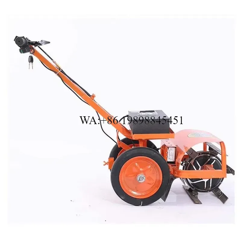WMWMNU for Multi-functional Hand Push Farm Engineering Equipment Lithium Mini Tiller Soil Loosening Weeding