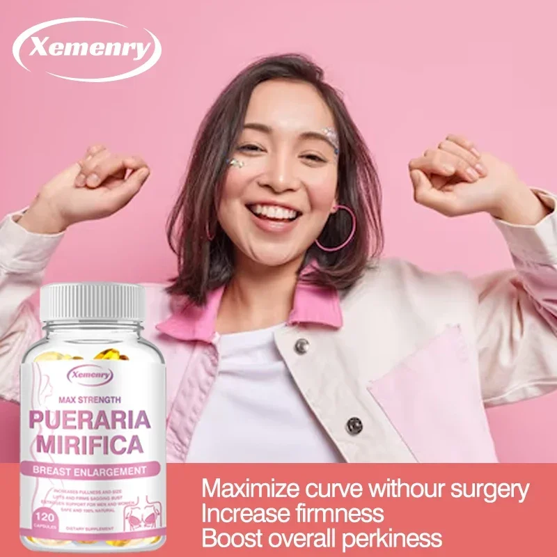 Xemenry-Supplengendrbiologiques naturels Pueraria ata rifica, 120 capsules végétariennes