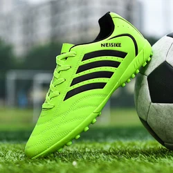 Cheap Soccer Shoes For Men Adult Kids Turf Soccer Cleats Sneakers Grass Training Football Shoes Men Professional Futsal Sneakers