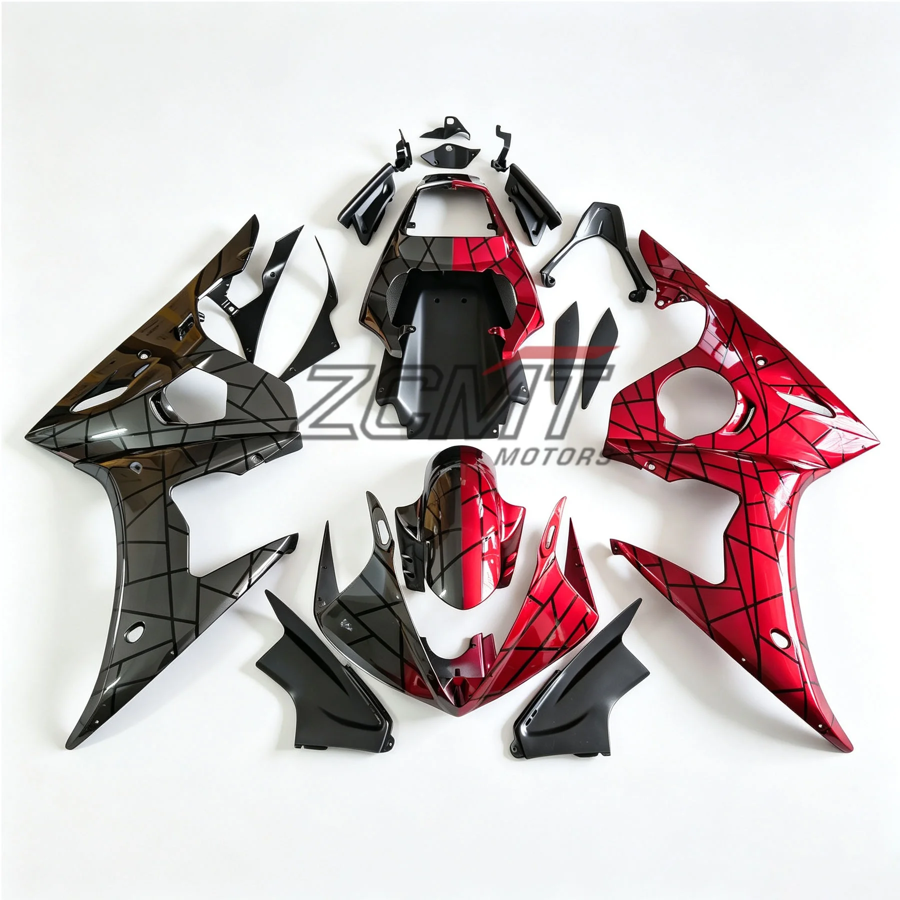 For YZFR6 YZF-R6 2003 2004 2005 Motorcycle Fairing Accessories Shell Bodywork Set