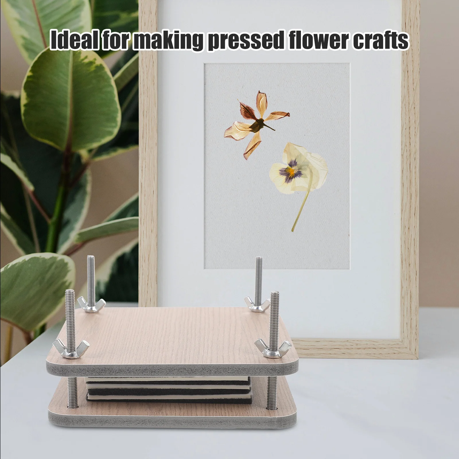 

1Set Pressed Flower Kit DIY Flower Preservation Tool for Botanical Art Home Decor Gifts Includes Recyclable Drying Plates
