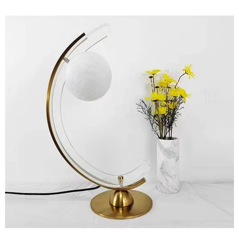 

Table lamp Minimalist modern bedroom bedside lamp Live stream decorative bar lamp