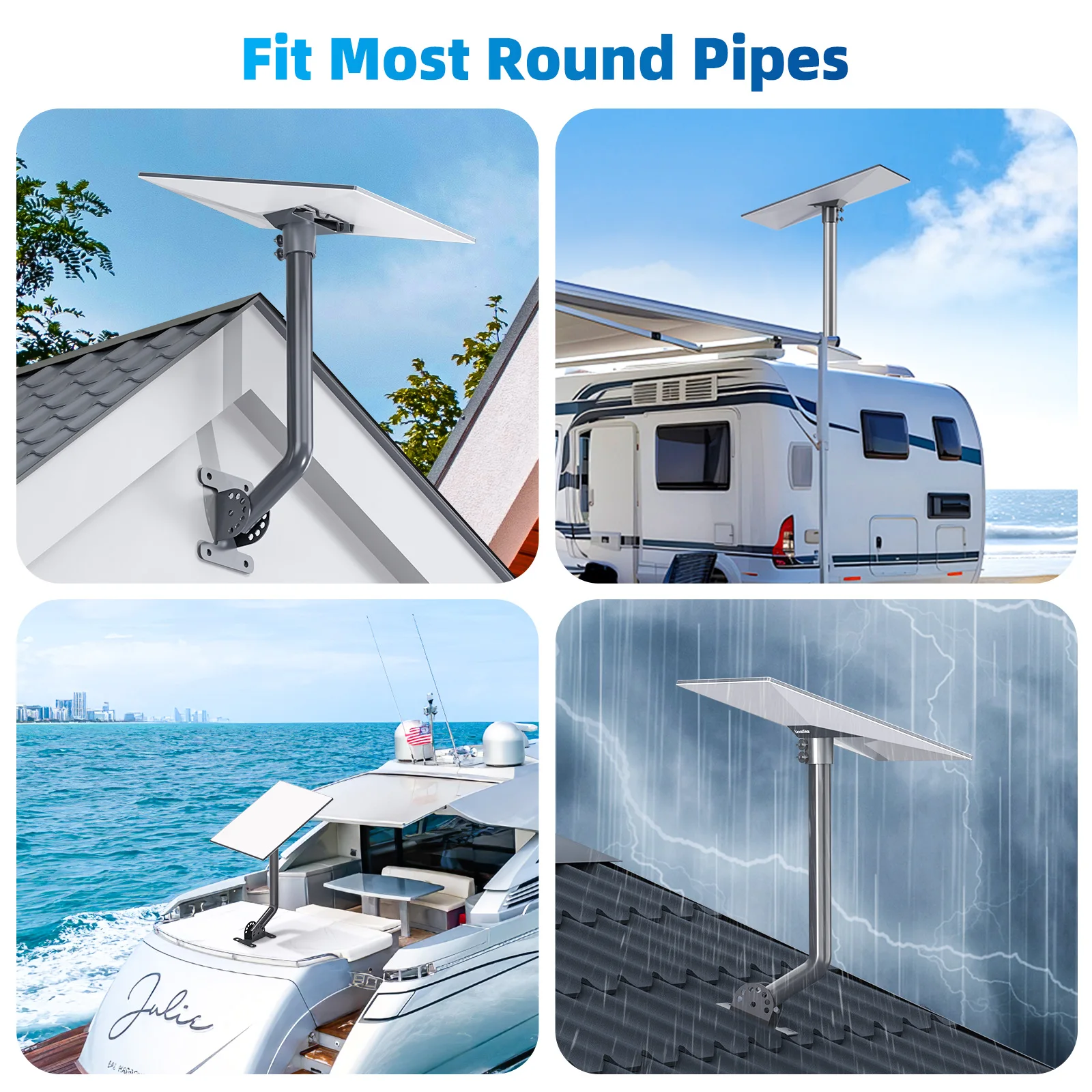 ل StarLink Gen 3 جبل الأنابيب محول ل StarLink Gen3/V4 تصاعد لوحة سقف جبل Gen 3 جبل عدة الملحقات طبق قياسي