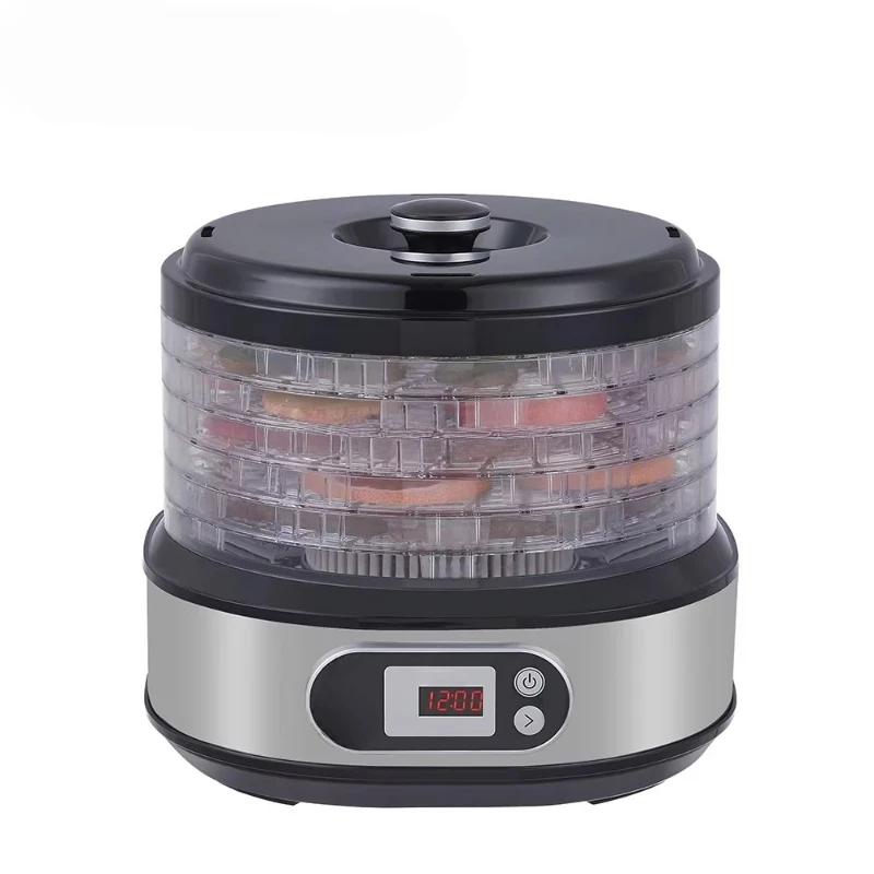 Six-layer stainless steel body, 450 watts of power professional food dehydrator
