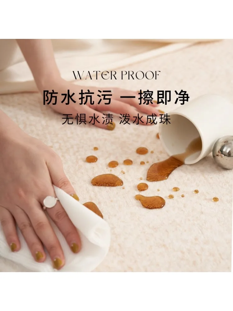 Living room carpet, Italian light luxury high-end sofa blanket, bedroom bedside irregular special-shaped carpe