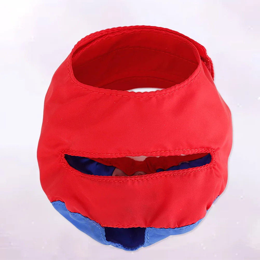 

Anti Bite Muzzle For Cats Nylon Pet Grooming Supplies Red Blue Fashion Design Bath Travel Treatment Mouth Muffle Tool