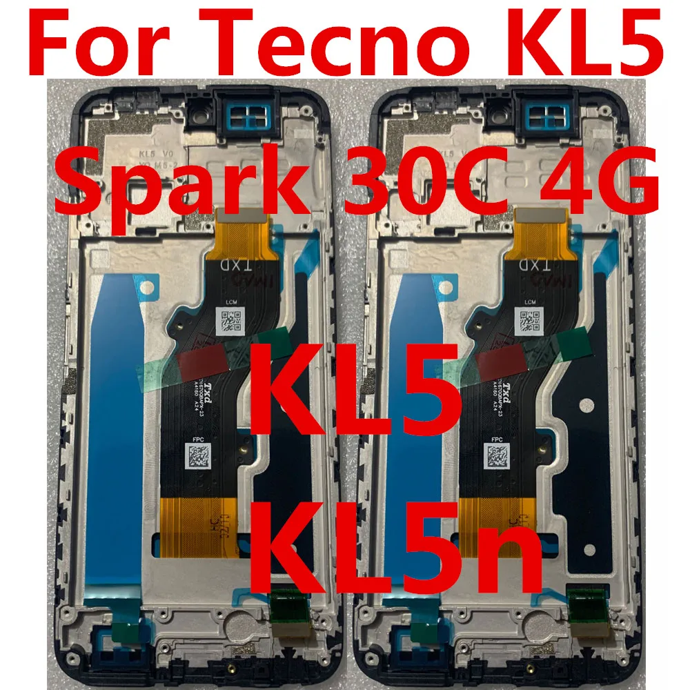 استبدال شاشة لمس LCD لجهاز Tecno Spark 30C 4G بحجم 6.67 بوصة – تقييم شامل لنموذج KL5n