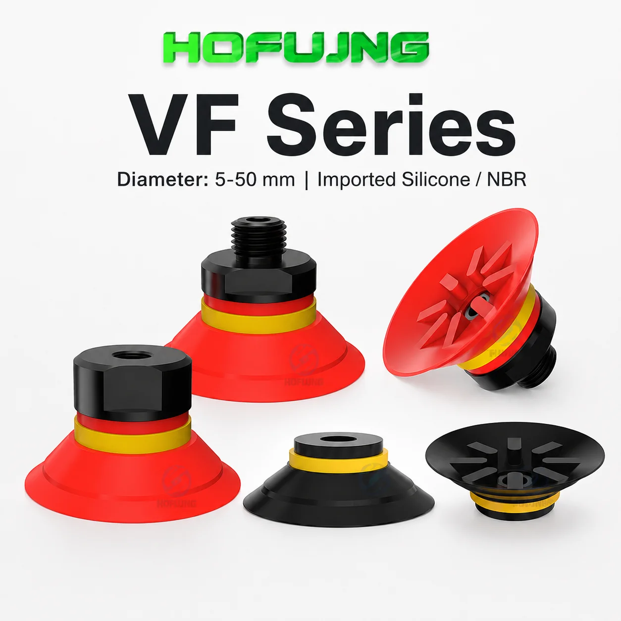 VF Series Manipulator Silicone Vacuum Suction Cup VF15/20/25/30/40/50 Industrial Pneumatic Components Accessories