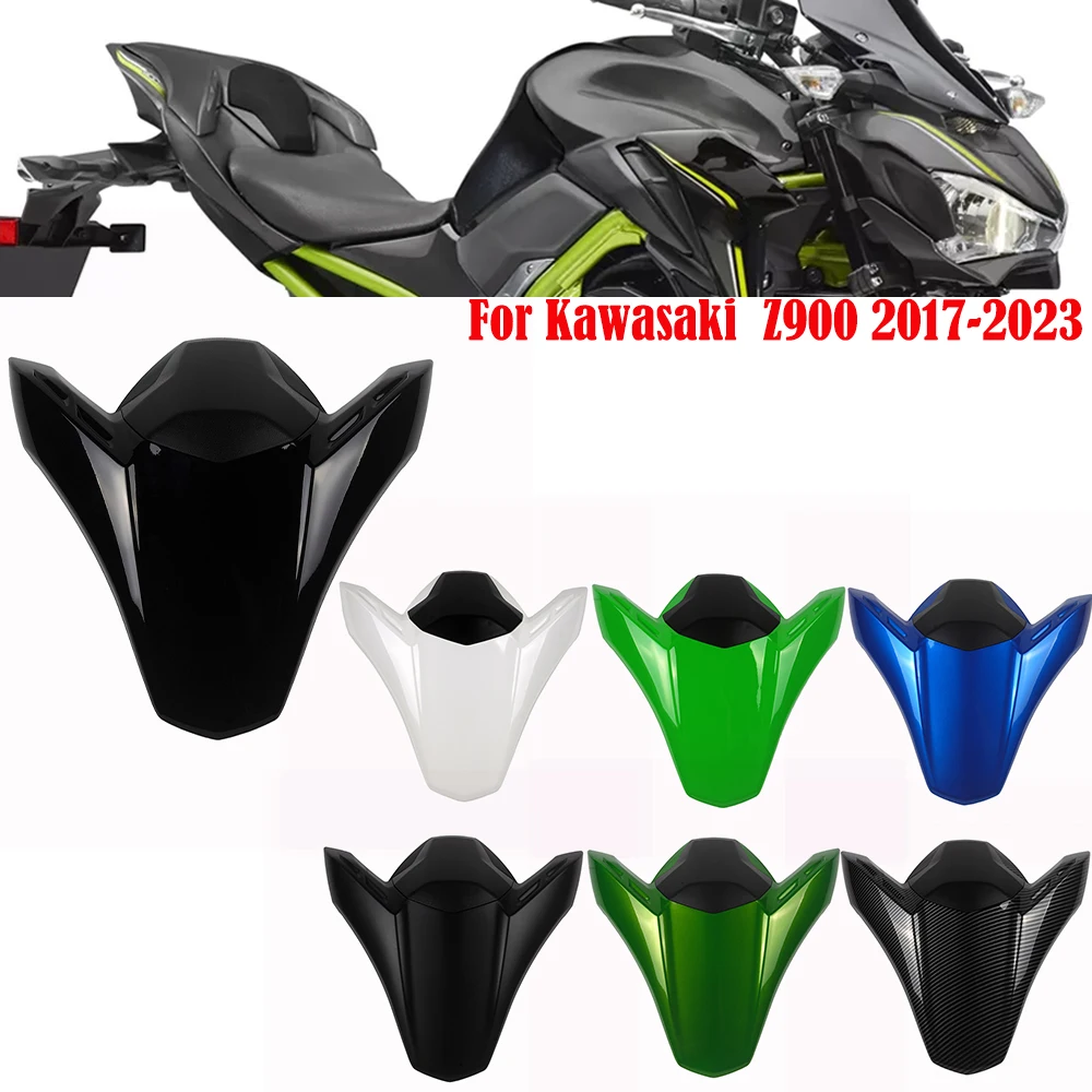 Para KAWASAKI Z900 2017-2021 2022 2023 Motocicleta Traseira Passageiro Pillion Seat Cover Carenagem Cowl Absorção de Choque Acessórios