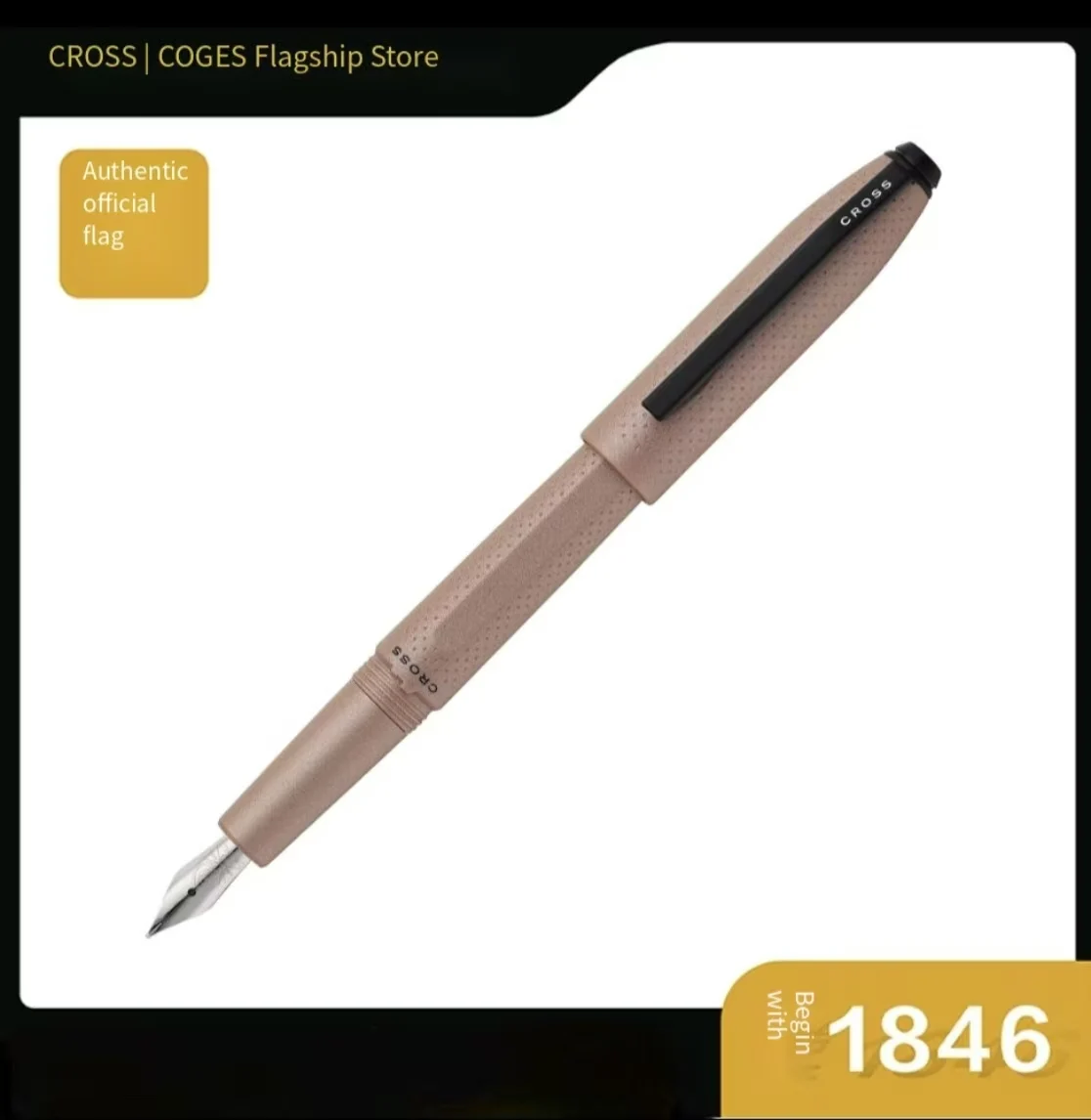 Cross PRISM Fountain Pen Luxury Gift Box, Calligraphy Pen for Students Adults, High-Grade Elegant Pen for Men Women