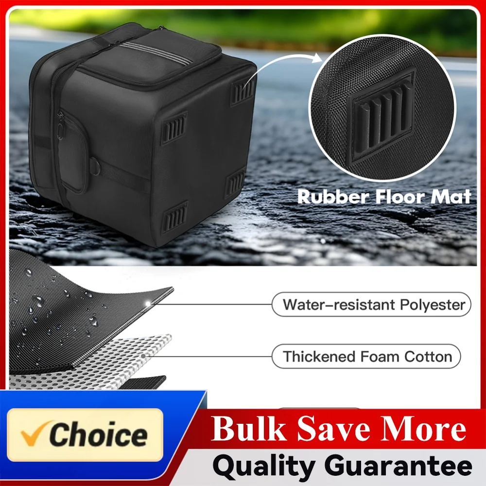 Portable Power Station Bag Waterproof Protective Case Anti-drop Multiple Pockets for Ecoflow River 2 Pro for Ecoflow River 2 Max