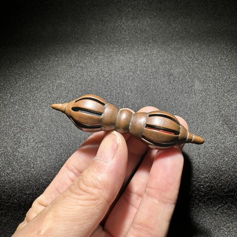 

Tibetan copper vajra pestle ornament five-strand vajra pestle retro home decoration ornament axe pestle