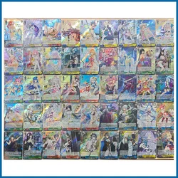 55 sztuk/zestaw Anime Weiss Schwarz DIY Tokisaki Kurumi IJN Noshiro zabawki dla chłopców świąteczny prezent urodzinowy laserowa karta flash Misaka