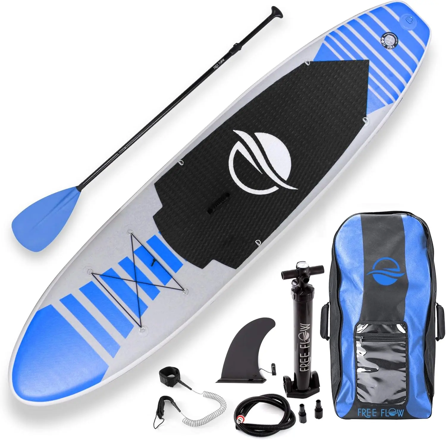 Stand up Paddle Board Inflatable - Non-Slip SUP Paddle Board Paddle, Pump, Leash, and Accessories - Fun Water inflatable paddle