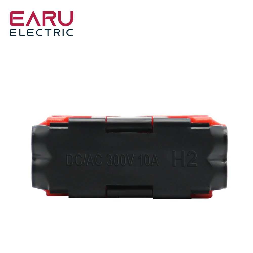 5pcs 2p Spring Connector Wire With No Welding No Screws Quick Connector Cable Clamp Terminal Block 2 Ways Easy Fit For Led Strip