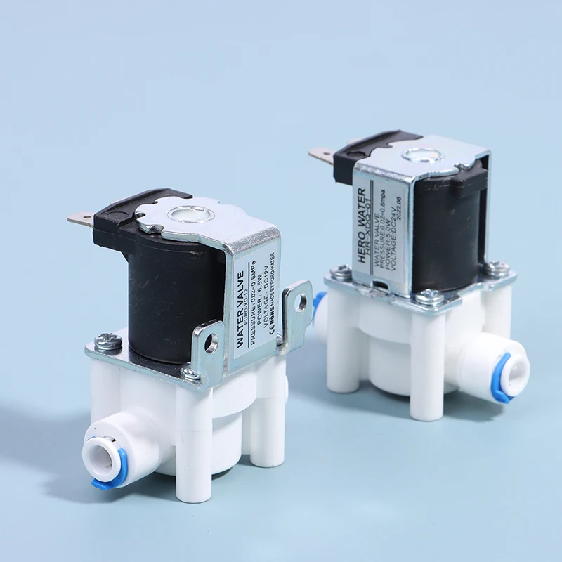 

12V 24V Water Purifier Inlet Solenoid Valve 2 Points Quick Connect Water Control Switch Valve