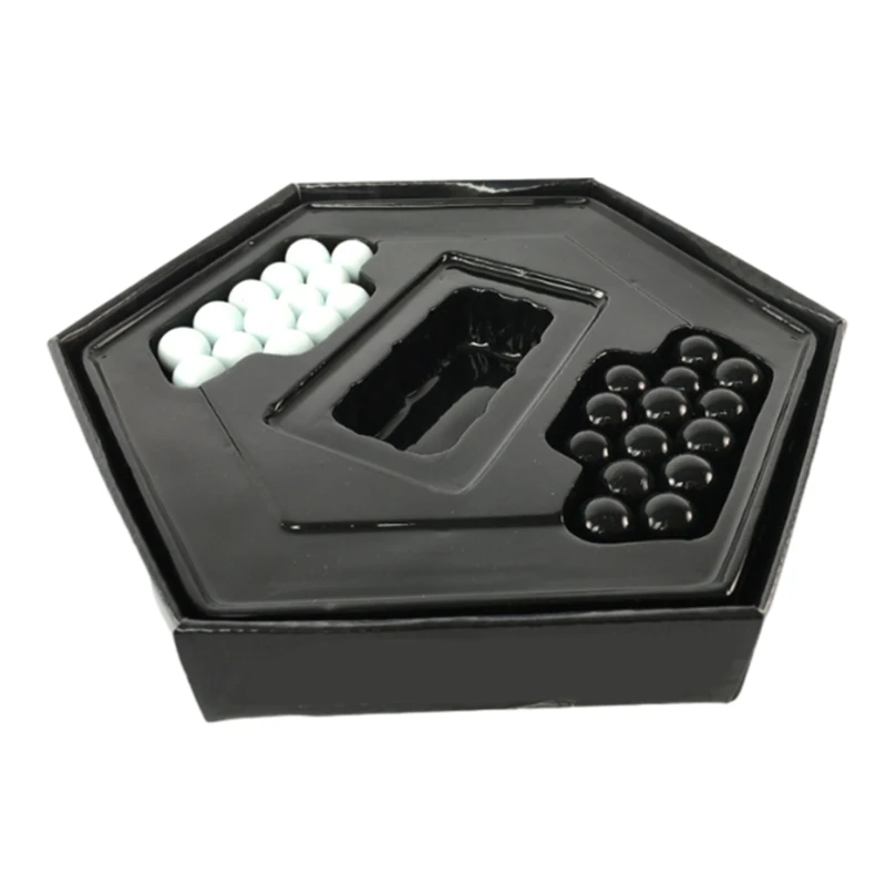 Family Board Game Adult Kids Entertainment Chess Table Game Pinballs Checkers Abalones Table Game Portable Chess Set