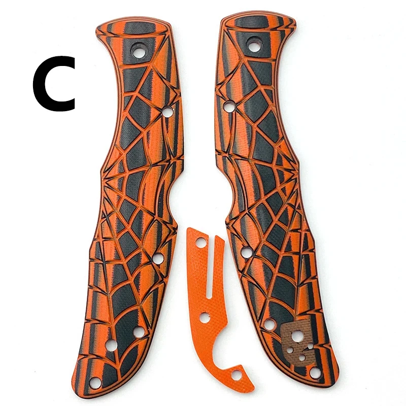 Imagem -04 - Material Faca Alças com Back Spacer Escalas Grip G10 Spyderco C10 Endura Facas Faça Você Mesmo Fazer Acessórios Peças Tipos