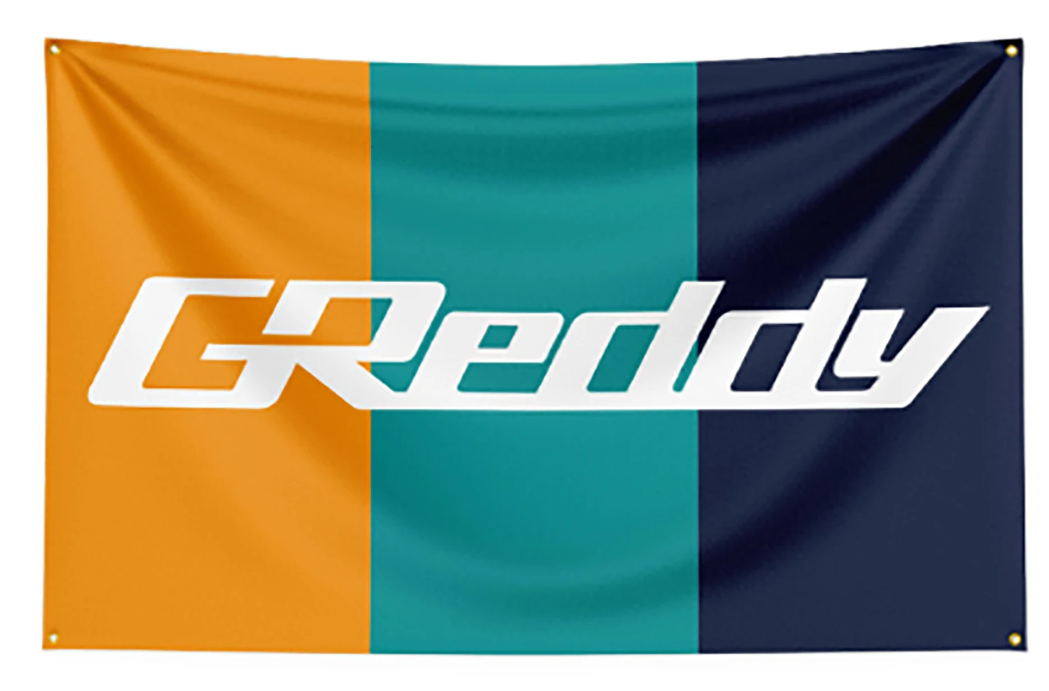 FLAGDOM-Bandeira impressa do carro para a decoração, bandeira de corrida Greddy, poliéster, 90x150cm, 3x5ft