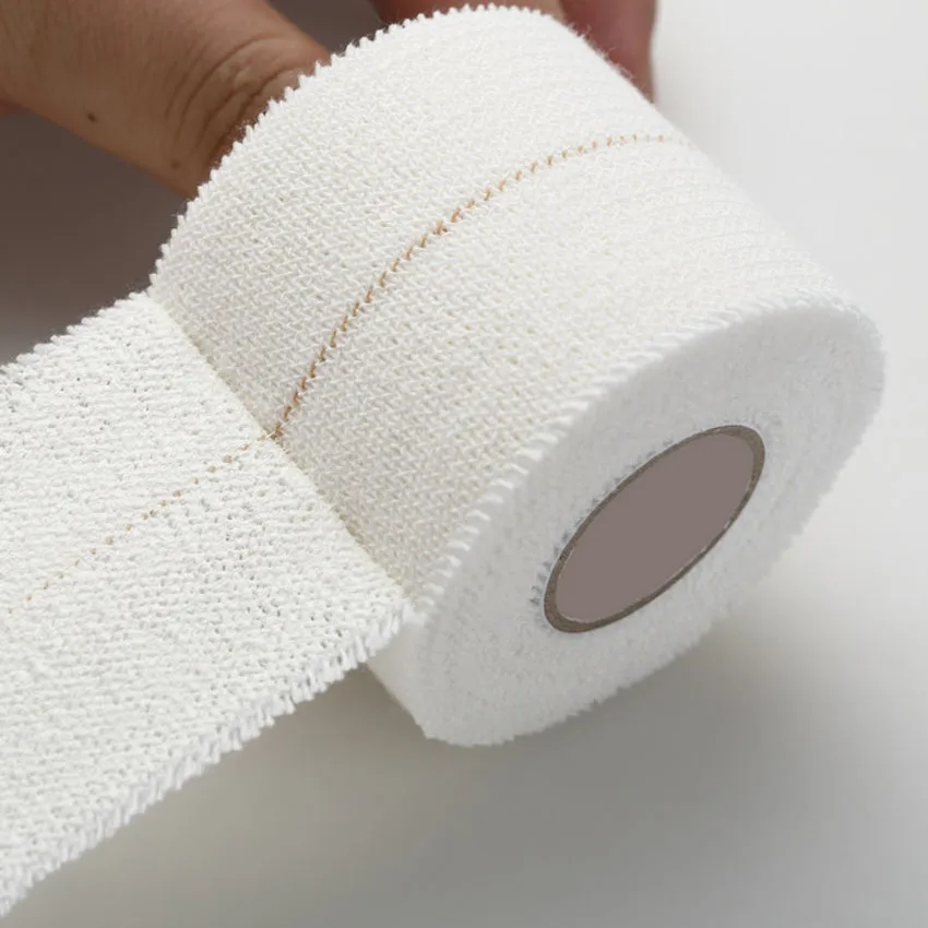 

Herringbone Pattern Heavy Elastic Bandage High Elasticity and One Side Adhesive Pressure Fixation for Motion Protection Bandage